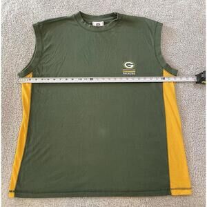 Green Bay Packers Sleeveless Shirt Size Mens XL NFL BRANDED